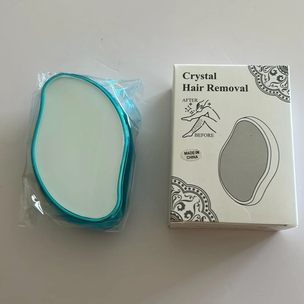Crystal Hair Remover, Hair Eraser, Painless Exfoliating / Blue / BRAND NEW